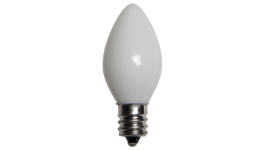 C7 Incandescent Ceramic White Replacement Bulb