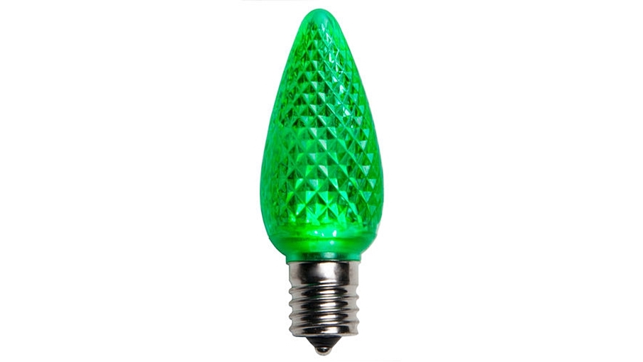 C9 LED Retrofit Green Replacement Bulb