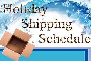 Holiday Shipping Schedule Blog Post Image