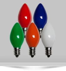 Home Page C7 and C9 Incandescent Replacement Bulbs Image