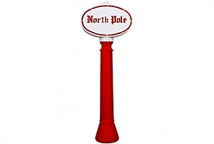 Union Products North Pole Sign Christmas Blow Mold