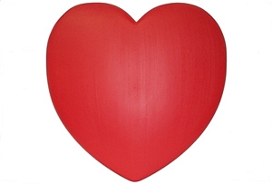 Union Products Red Valentine's Heart Blow Mold
